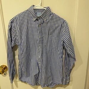 Bella Bliss Bright Blue Casual Button Down Shirt boys size 10
